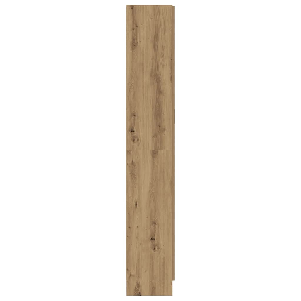 vidaXL Vaisselier chêne artisan 82,5x30,5x185 cm bois d'ingénierie