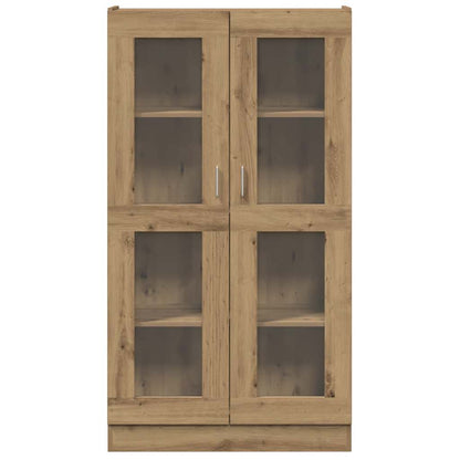 vidaXL Bahut chêne artisan 82,5 x 30,5 x 150 cm bois d'ingénierie