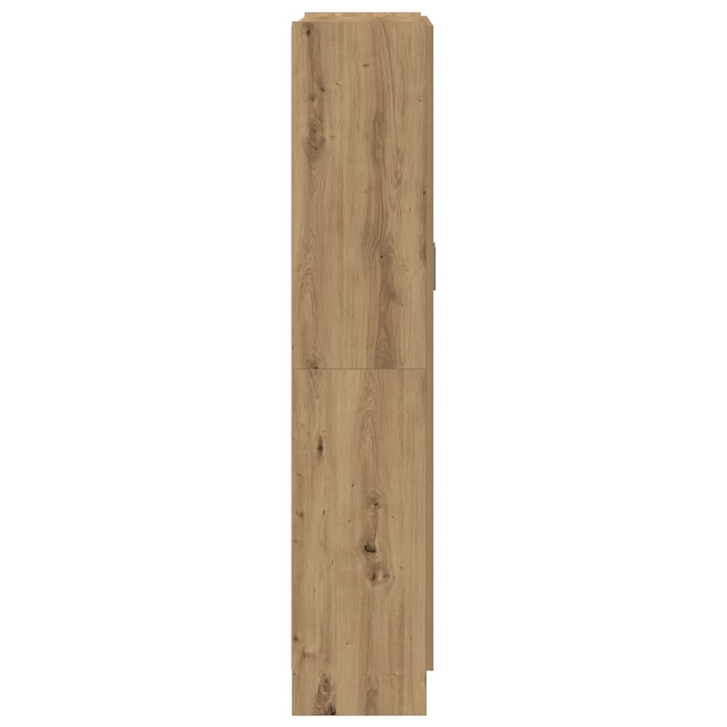 vidaXL Bahut chêne artisan 82,5 x 30,5 x 150 cm bois d'ingénierie