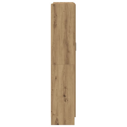 vidaXL Bahut chêne artisan 82,5 x 30,5 x 150 cm bois d'ingénierie