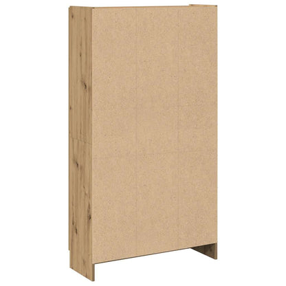 vidaXL Bahut chêne artisan 82,5 x 30,5 x 150 cm bois d'ingénierie
