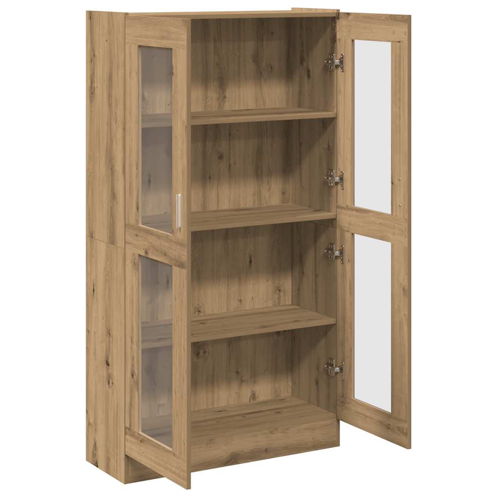 vidaXL Bahut chêne artisan 82,5 x 30,5 x 150 cm bois d'ingénierie