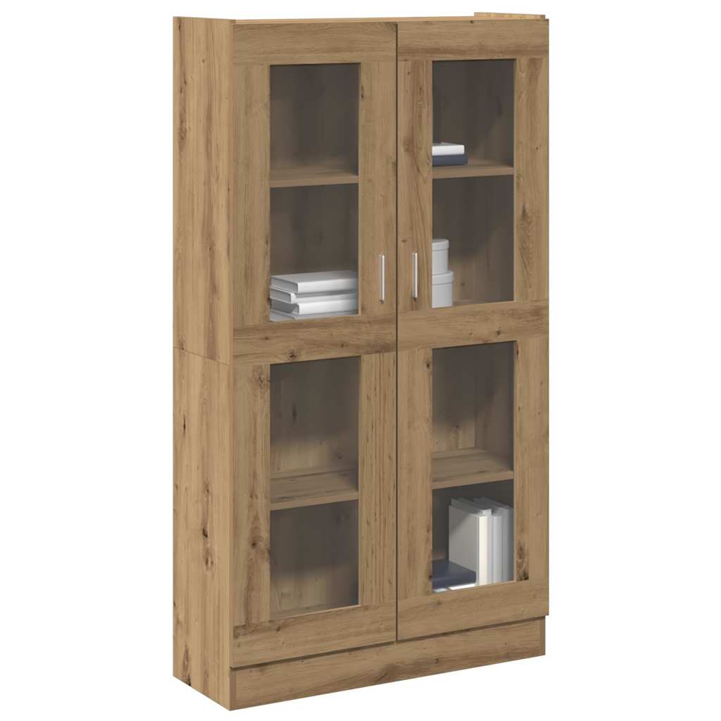 vidaXL Bahut chêne artisan 82,5 x 30,5 x 150 cm bois d'ingénierie