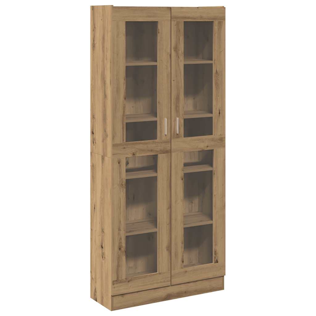 vidaXL Highboard Chêne Artisan 82,5x30,5x185 cm Bois d'ingénierie
