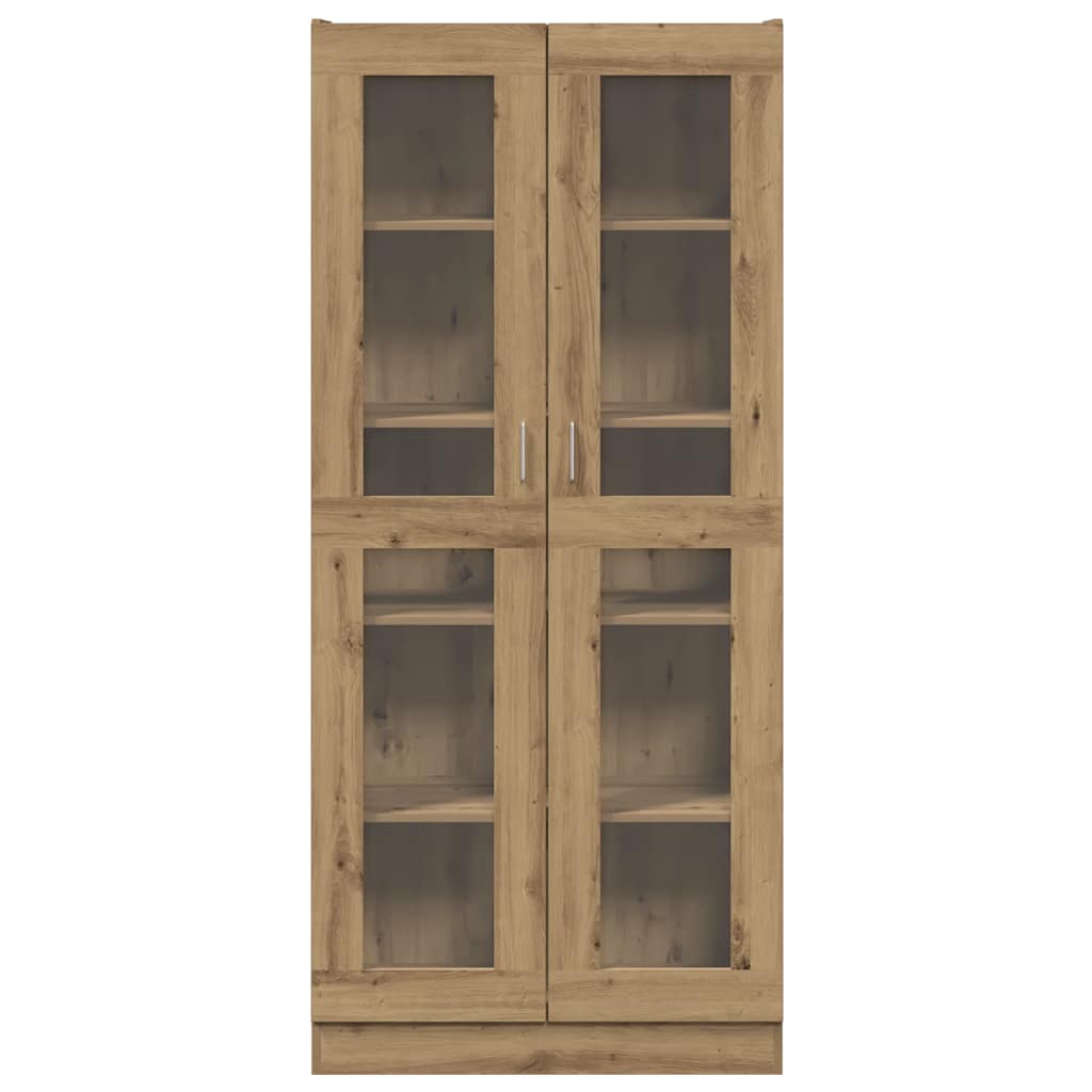 vidaXL Highboard Chêne Artisan 82,5x30,5x185 cm Bois d'ingénierie