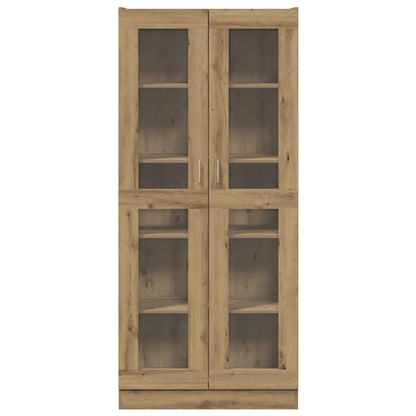 vidaXL Highboard Chêne Artisan 82,5x30,5x185 cm Bois d'ingénierie