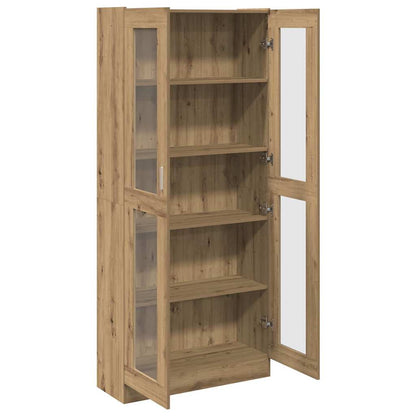 vidaXL Highboard Chêne Artisan 82,5x30,5x185 cm Bois d'ingénierie