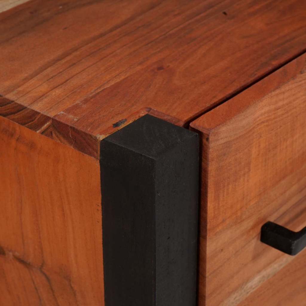 Sideboard 3 pcs Braun 110 x 30 x 75 cm Massivholz Akazie