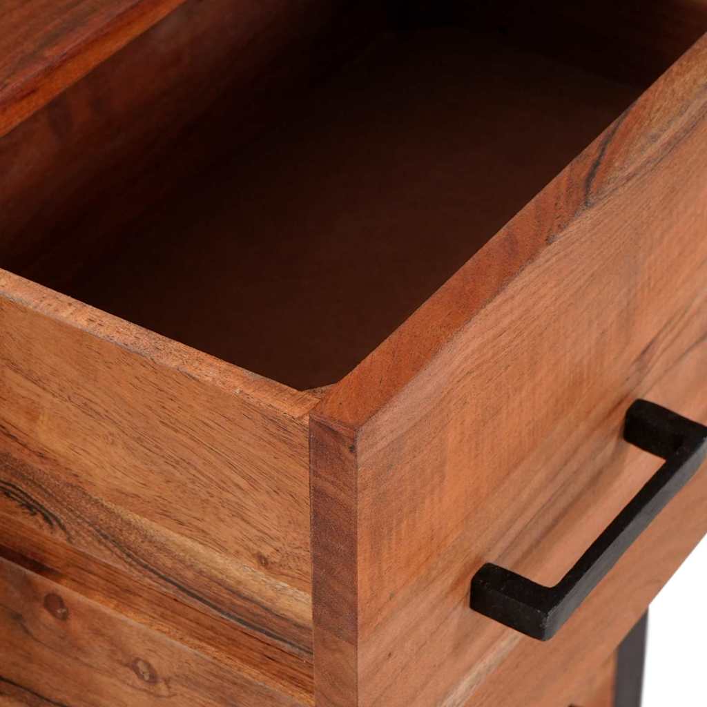 vidaXL Sideboard 3 pcs Braun 55 x 30 x 75 cm Massivholz Akazie