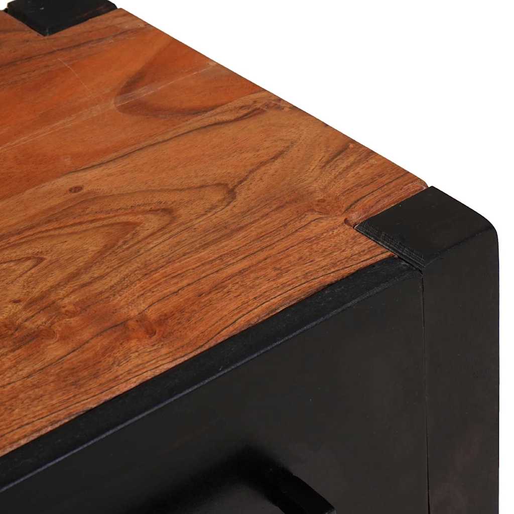 vidaXL Sideboard 2 pcs Braun 110 x 30 x 75 cm Massivholz Akazie