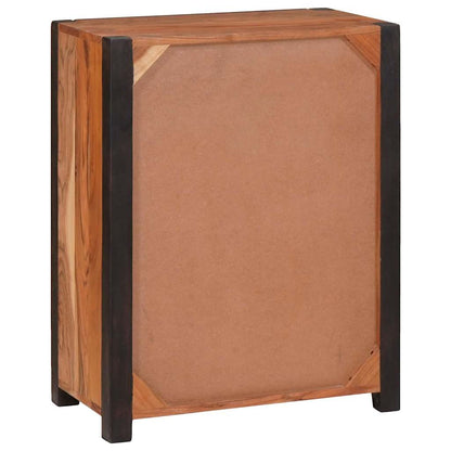 vidaXL Sideboard 2 pcs Braun 110 x 30 x 75 cm Massivholz Akazie