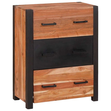 vidaXL Sideboard 3 pcs Braun 165 x 30 x 75 cm Massivholz Akazie