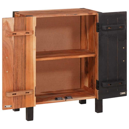 vidaXL Sideboard Braun 55 x 30 x 75 cm Massivholz Akazie
