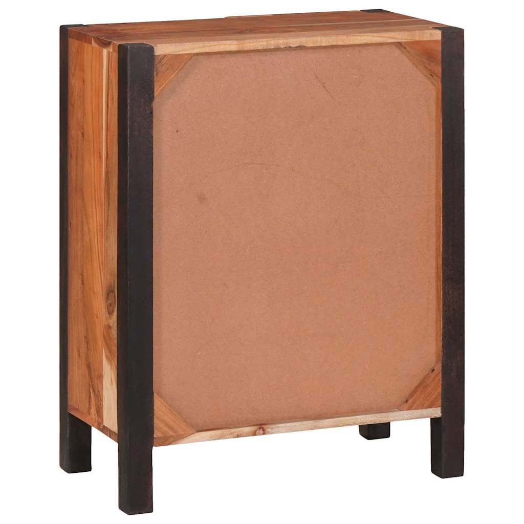 vidaXL Sideboard Braun 55 x 30 x 75 cm Massivholz Akazie