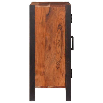 vidaXL Sideboard Braun 55 x 30 x 75 cm Massivholz Akazie