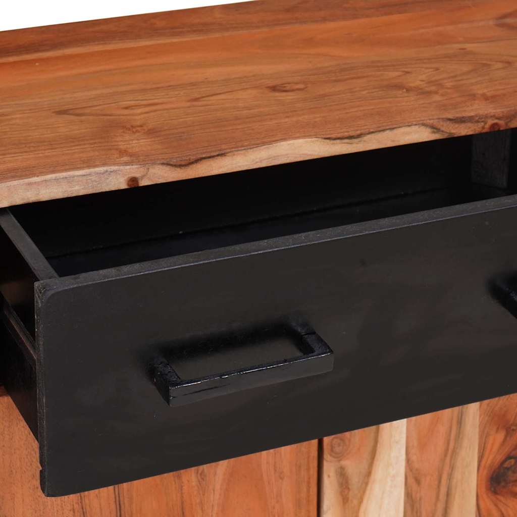 vidaXL Sideboard Braun 55 x 30 x 75 cm Massivholz Akazie