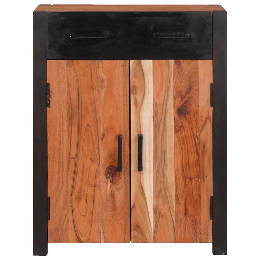 vidaXL Sideboard Braun 55 x 30 x 75 cm Massivholz Akazie