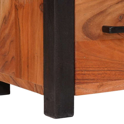 Sideboard Braun 55 x 30 x 75 cm Massivholz Akazie
