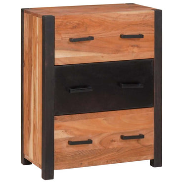 vidaXL Buffet marron 55 x 30 x 75 cm Bois d'acacia massif