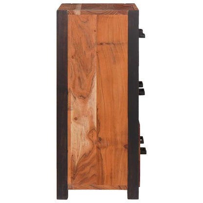 Sideboard Braun 55 x 30 x 75 cm Massivholz Akazie