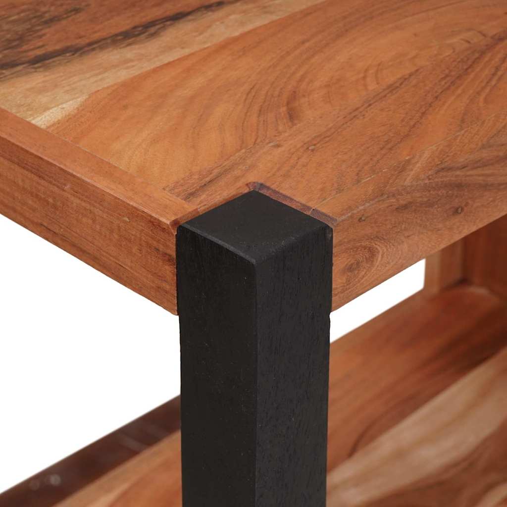 vidaXL Bücherregal Braun 70 x 30 x 110 cm Massivholz Akazie