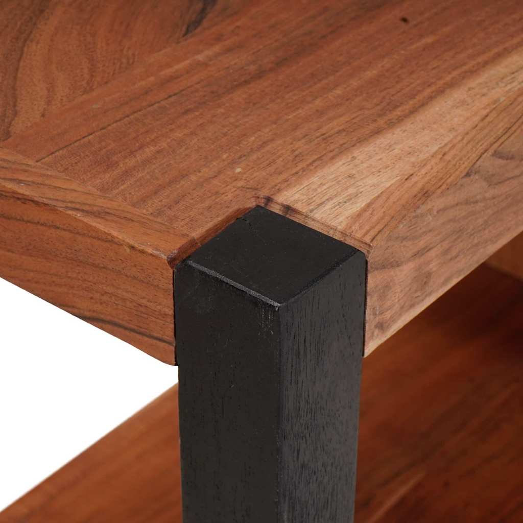 vidaXL Bücherregal Braun 50 x 30 x 75 cm Massivholz Akazie