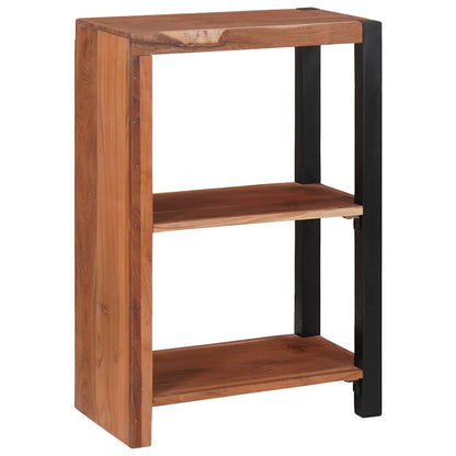 vidaXL Bücherregal Braun 50 x 30 x 75 cm Massivholz Akazie