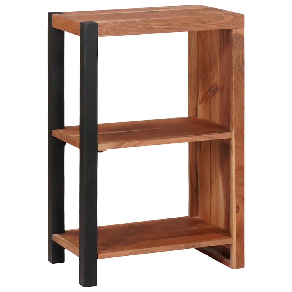 vidaXL Bücherregal Braun 50 x 30 x 75 cm Massivholz Akazie