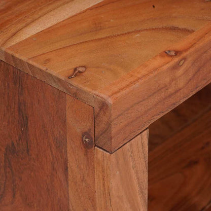 vidaXL Bibliothèque marron 80 x 30 x 110 cm en bois d'acacia massif