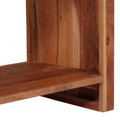 vidaXL Bibliothèque marron 80 x 30 x 110 cm en bois d'acacia massif
