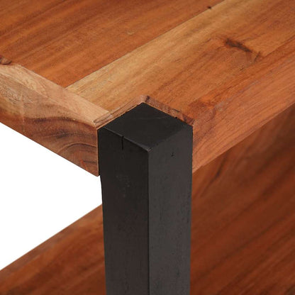 Bücherregal Braun 80 x 30 x 75 cm Massivholz Akazie