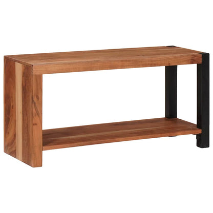 vidaXL Bücherregal Braun 80 x 30 x 40 cm Massivholz Akazie