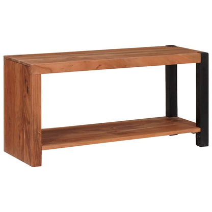 vidaXL Bücherregal Braun 80 x 30 x 40 cm Massivholz Akazie