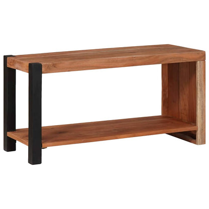 vidaXL Bücherregal Braun 80 x 30 x 40 cm Massivholz Akazie