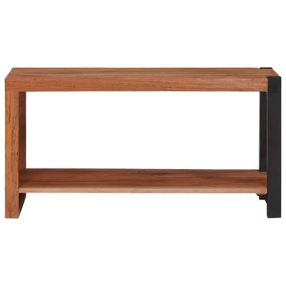 vidaXL Bücherregal Braun 80 x 30 x 40 cm Massivholz Akazie