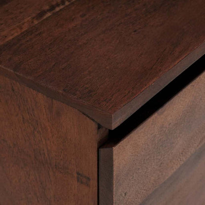 vidaXL Meuble TV, bois d'acacia massif, 110x30x36 cm, marron miel