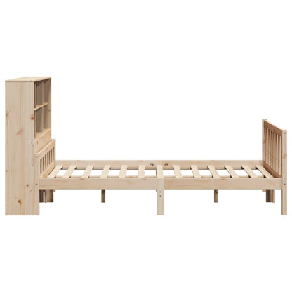 vidaXL Massivholzbett mit Regal ohne Matratze 160x200 cm Kiefernholz
