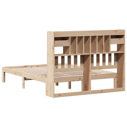 vidaXL Massivholzbett mit Regal ohne Matratze 160x200 cm Kiefer