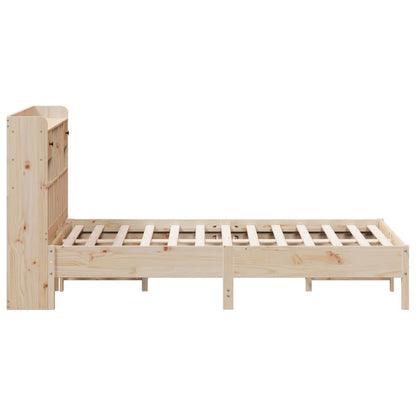 vidaXL Massivholzbett mit Regal ohne Matratze 160x200 cm Kiefer