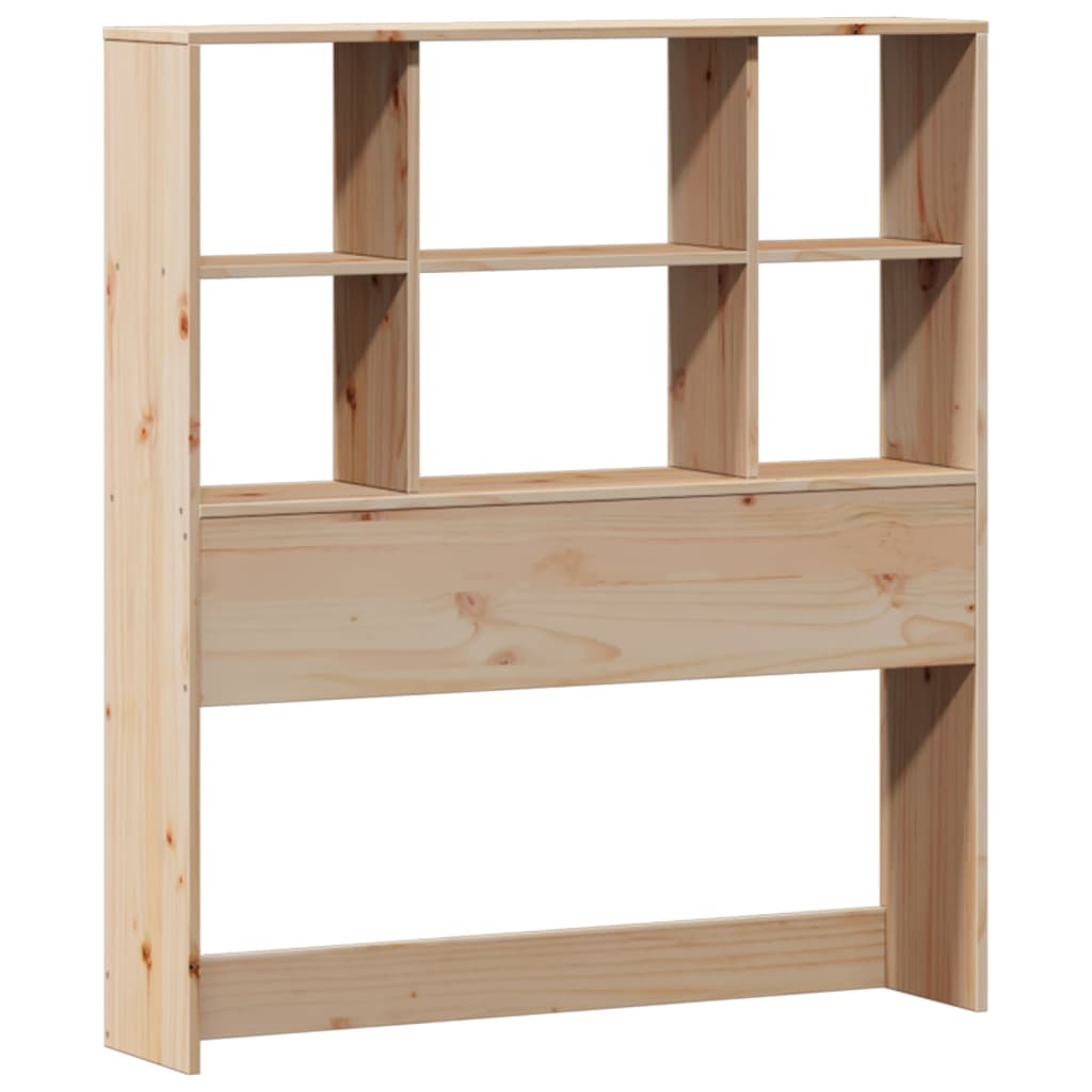 vidaXL Massivholzbett mit Regal ohne Matratze 90x190 cm Kiefer