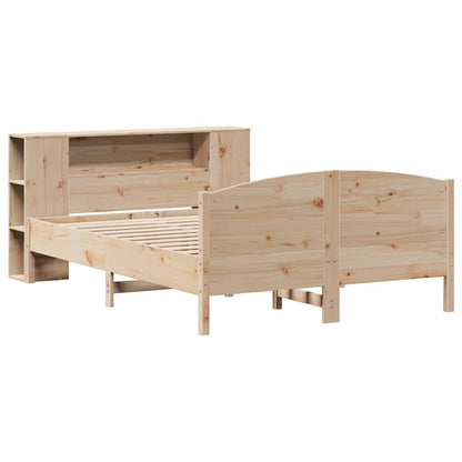 vidaXL Bücherregalbett ohne Matratze 120x200 cm Massivholz Kiefer