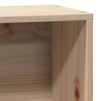 vidaXL Bücherregalbett ohne Matratze 75x190 cm Massivholz Kiefer
