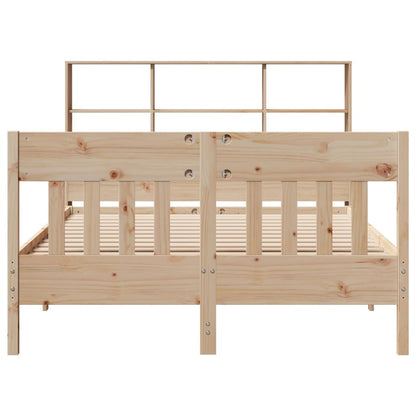 vidaXL Massivholzbett ohne Matratze 160x200 cm Kiefernholz