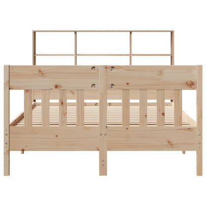 vidaXL Massivholzbett ohne Matratze 150x200 cm Kiefernholz
