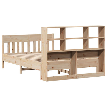 vidaXL Massivholzbett ohne Matratze 150x200 cm Kiefernholz