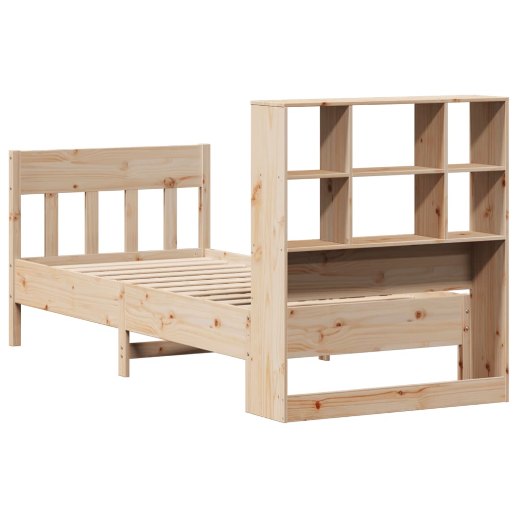 vidaXL Massivholzbett ohne Matratze 90x200 Kiefernholz