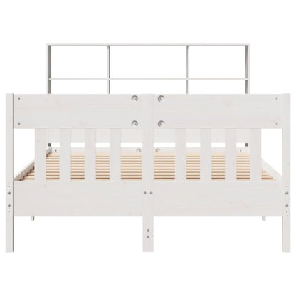 vidaXL lit en bois massif sans matelas blanc 120x190 cm bois de pin