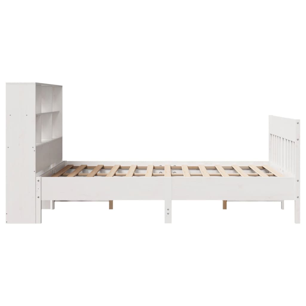 vidaXL lit en bois massif sans matelas blanc 120x190 cm bois de pin