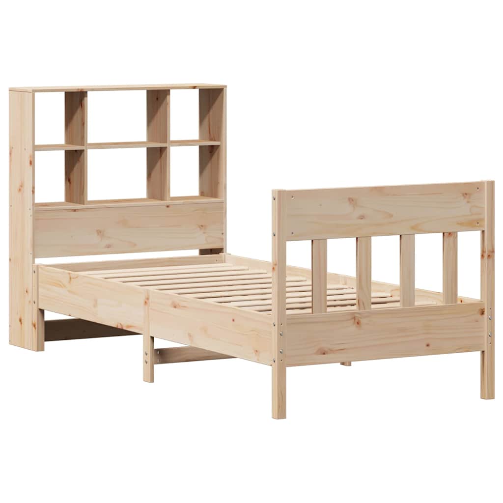 vidaXL Lit en bois massif sans matelas 90x190 cm Pin
