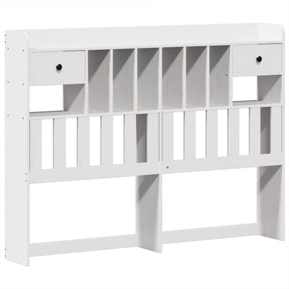 vidaXL Lit en bois massif sans matelas Blanc 140x200 cm Pin